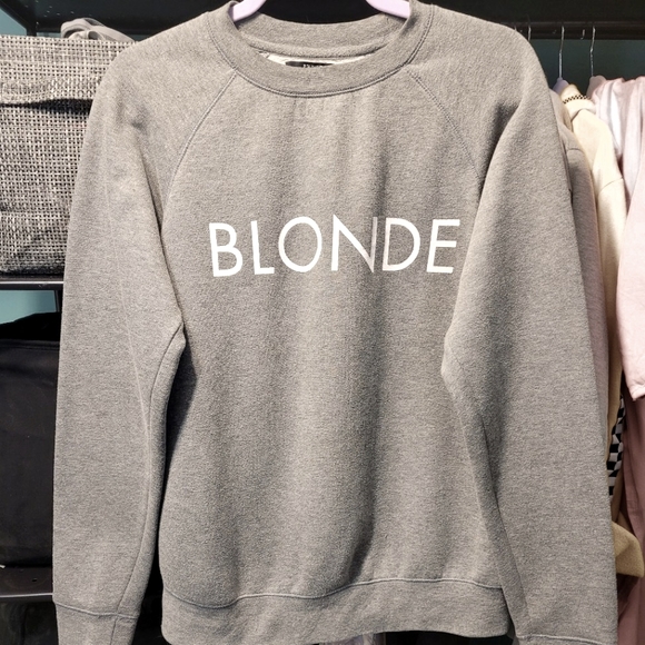 Brunette the Label Blonde Crew Sweatshirt XS/S - Picture 2 of 3